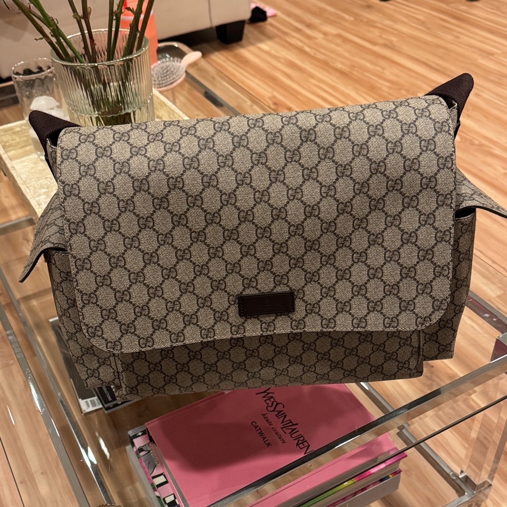 Gucci Monogram Messenger Bag